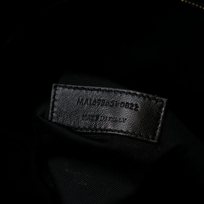 Saint Laurent Lambskin Quilted Maxi Icare Shopping Tote Black 8 of 13