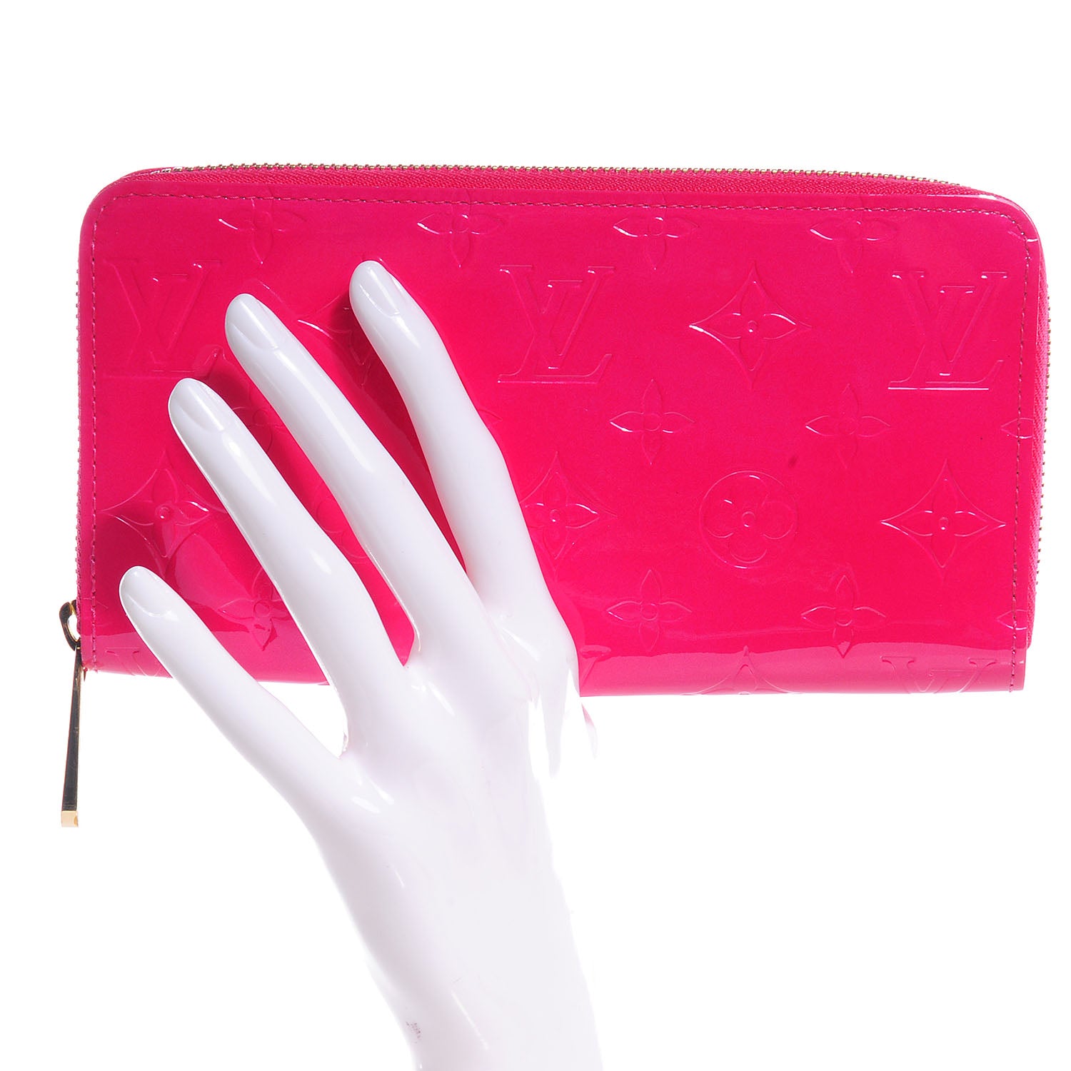Louis Vuitton Vernis Zippy Wallet Rose Pop 2 of 8