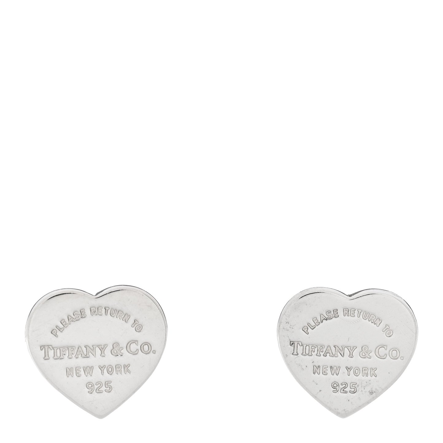 Sterling Silver Return to Tiffany Heart Tag Earrings