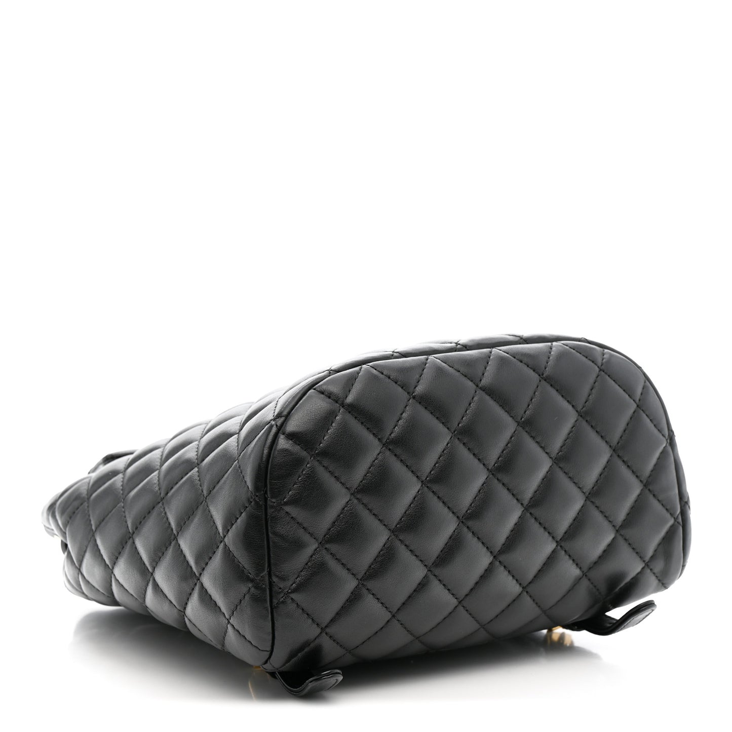 Calfskin Quilted Small Urban Spirit Backpack Black
