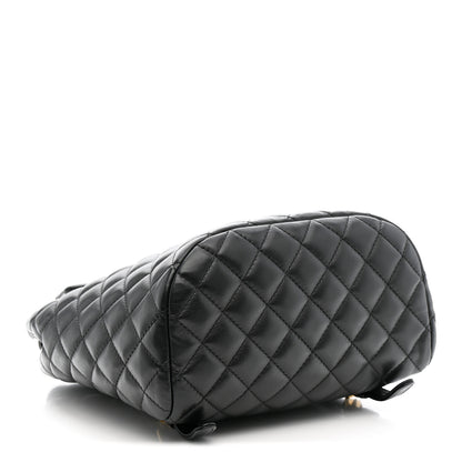 Chanel Calfskin Quilted Small Urban Spirit Backpack Black 4 of 10
