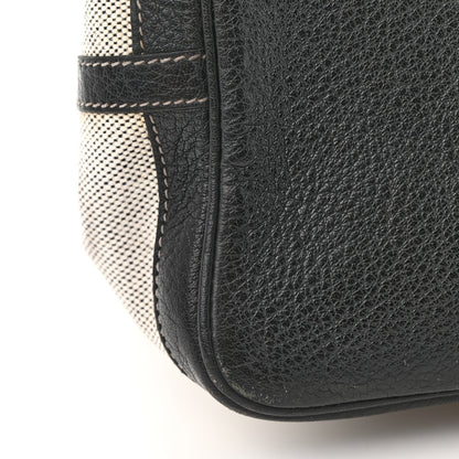 Hermes Toile Buffle Skipper Garden Party 36 MM Tote Black 14 of 15