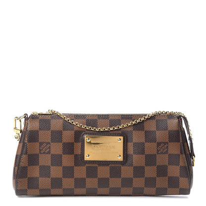 Louis Vuitton Damier Ebene Eva Clutch 1 of 10