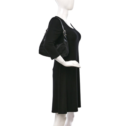 Prada Tessuto Nylon Shoulder Bag Black 2 of 13