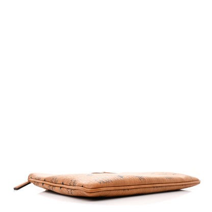 MCM Visetos Medium Crossbody Pouch Cognac 4 of 10