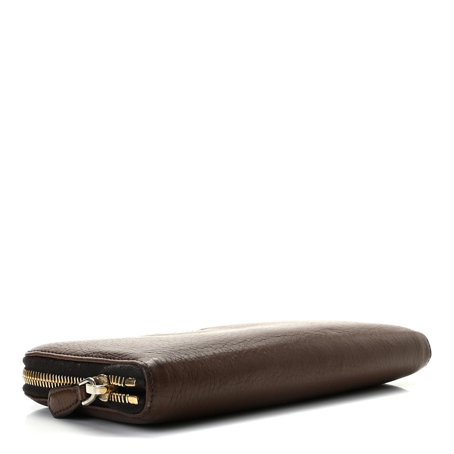 Prada Vitello Daino Zip Around Wallet Cacao 5 of 12