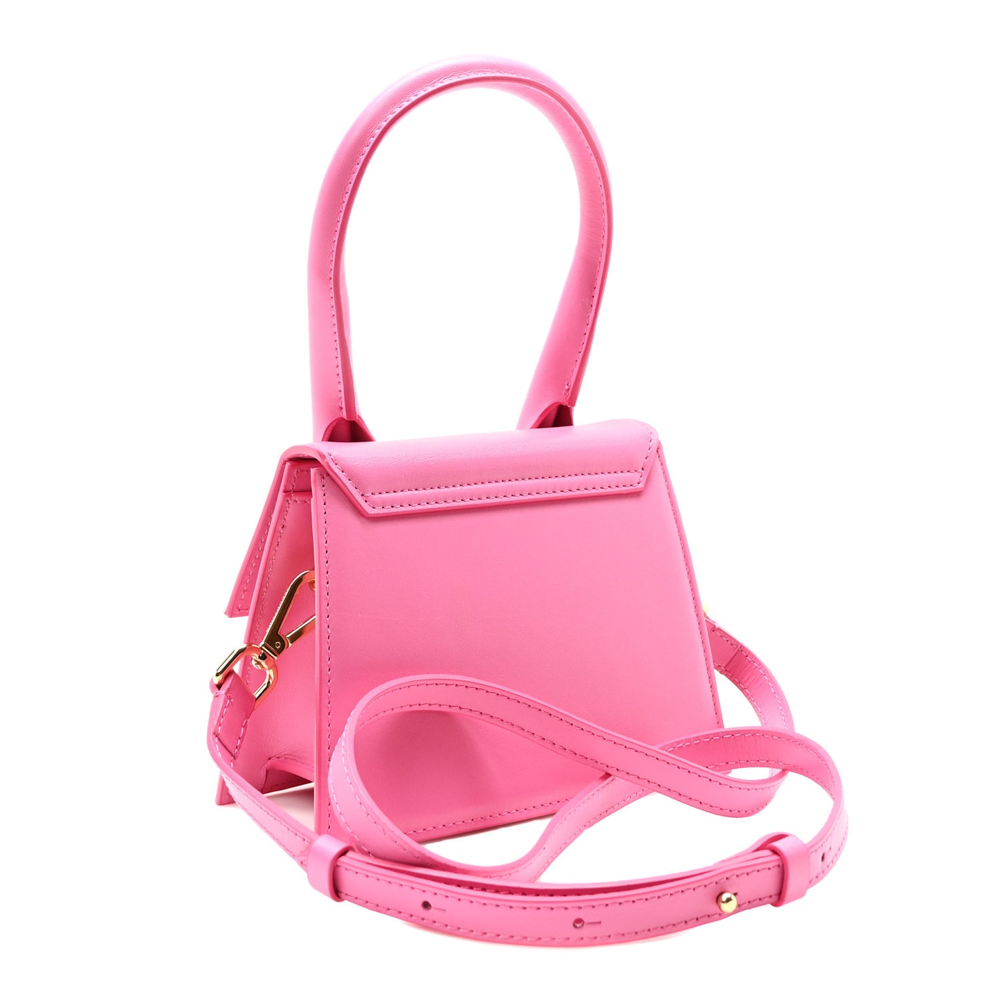 Smooth Calfskin Le Chiquito Moyen Neon Pink