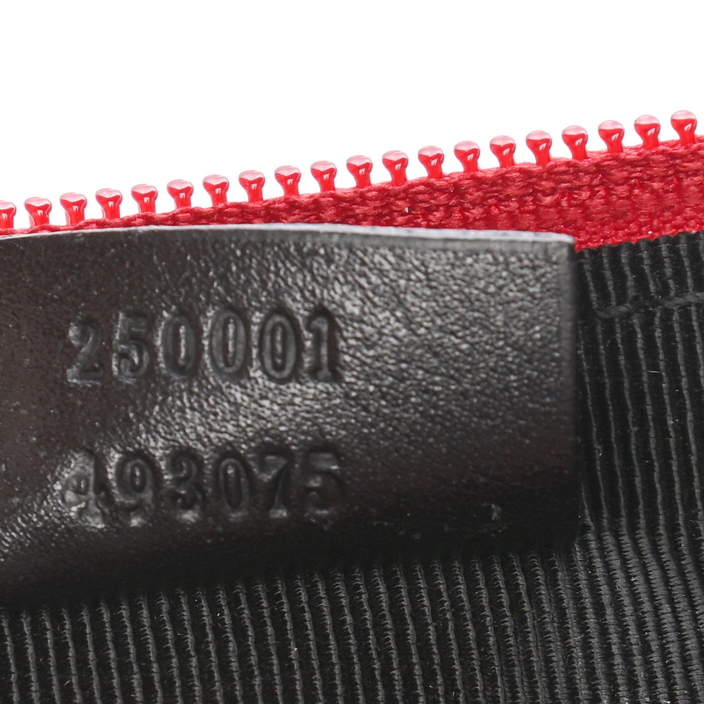 Calfskin Lizard Embossed Boat Pochette Red