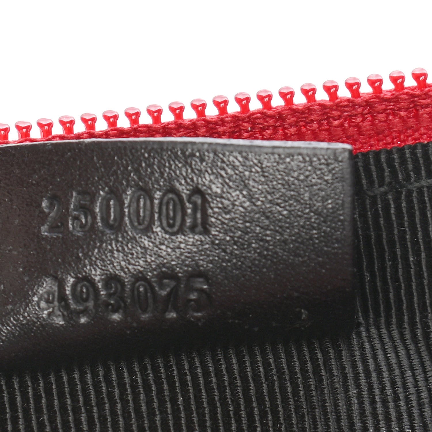 Gucci Calfskin Lizard Embossed Boat Pochette Red 7 of 9
