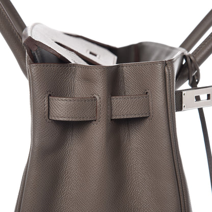 Hermes Epsom Birkin 30 Etain 15 of 34