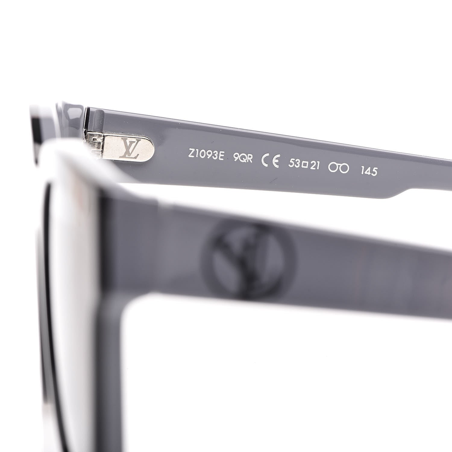 Louis Vuitton Outerspace Square Sunglasses Z1093E Black Grey 6 of 8