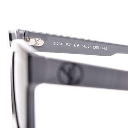 Louis Vuitton Outerspace Square Sunglasses Z1093E Black Grey 6 of 8