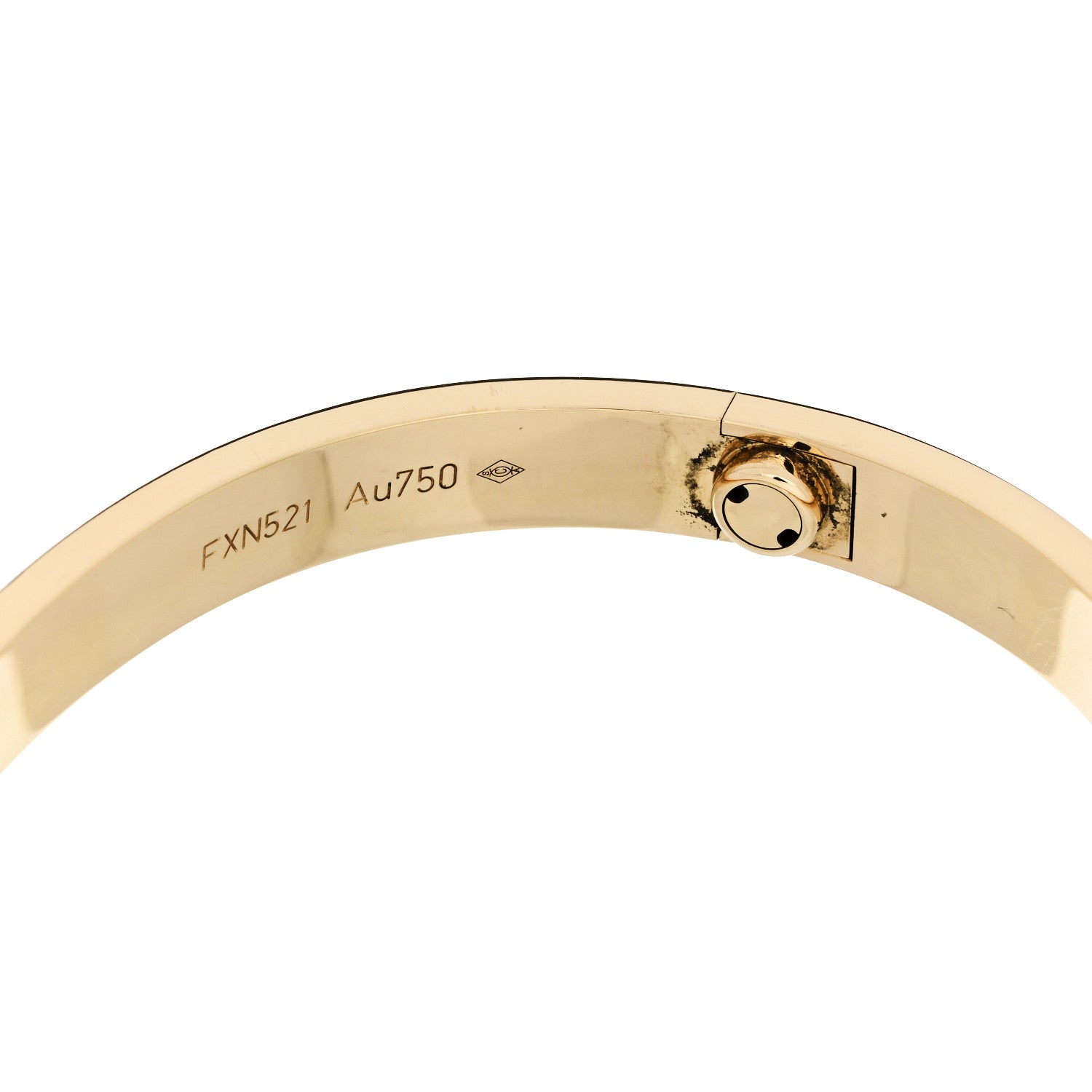 Cartier 18K Yellow Gold LOVE Bracelet 17 8 of 9