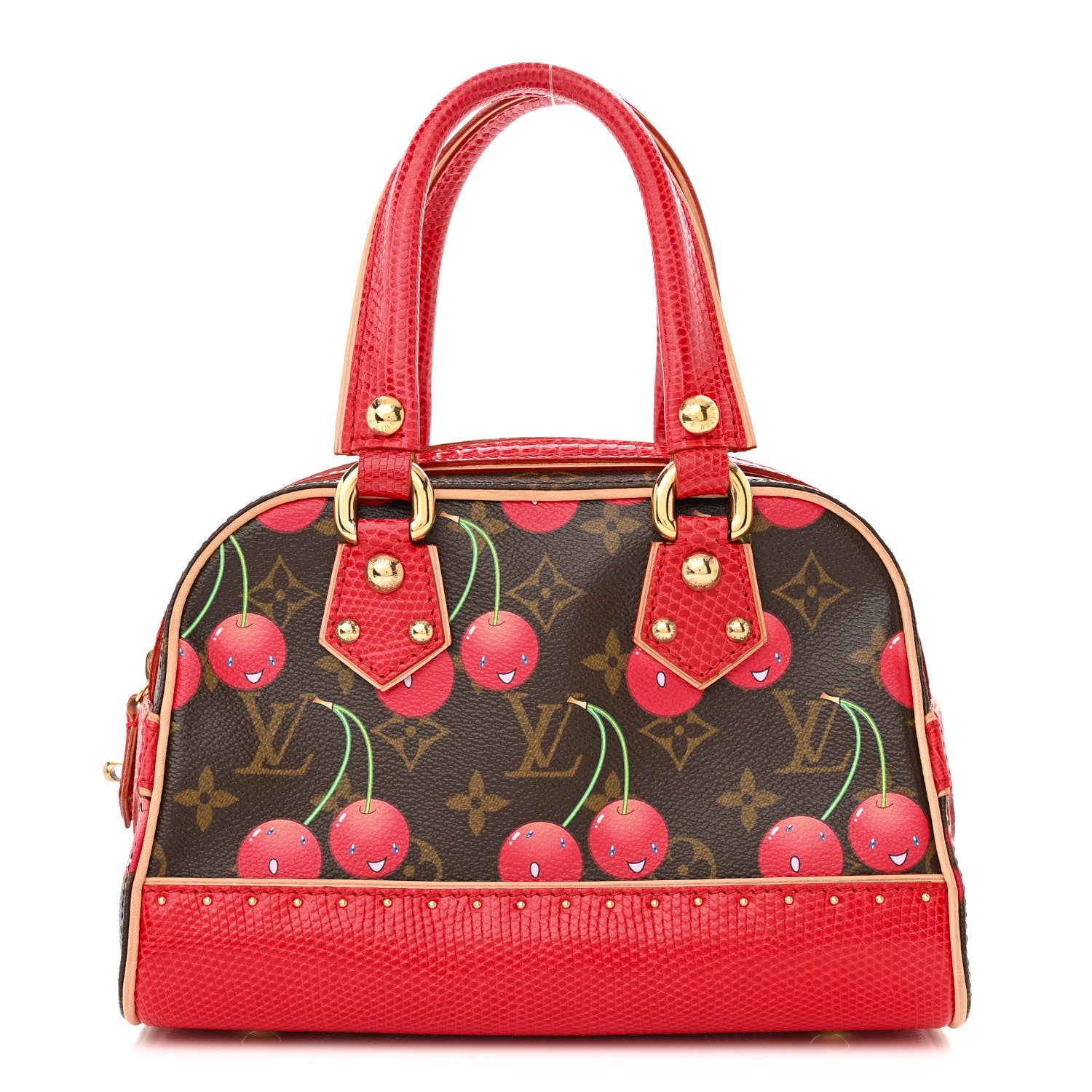 Louis Vuitton Lizard Monogram Cerises Neo Deauville 1 of 10