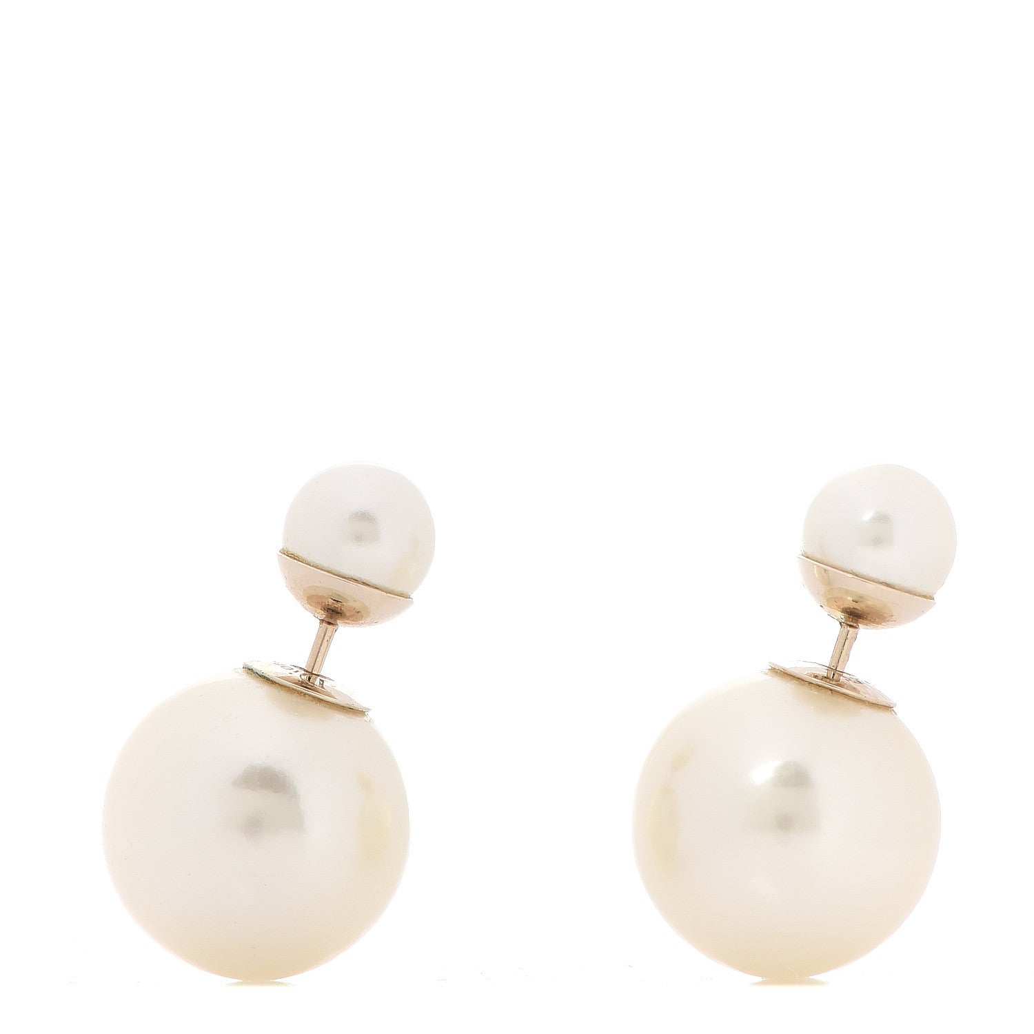 Christian Dior Pearl Mise En Dior Tribal Earrings 1 of 4