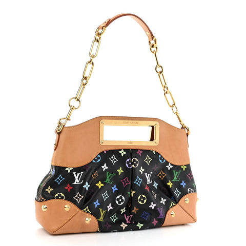 LOUIS VUITTON Monogram Multicolor Judy MM Black