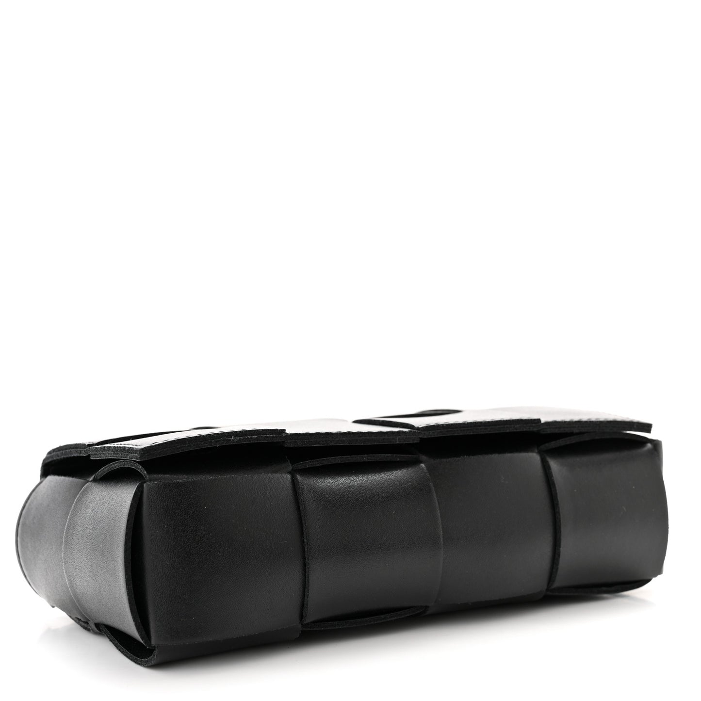 Nappa Maxi Intreccio The Belt Cassette Bag Black