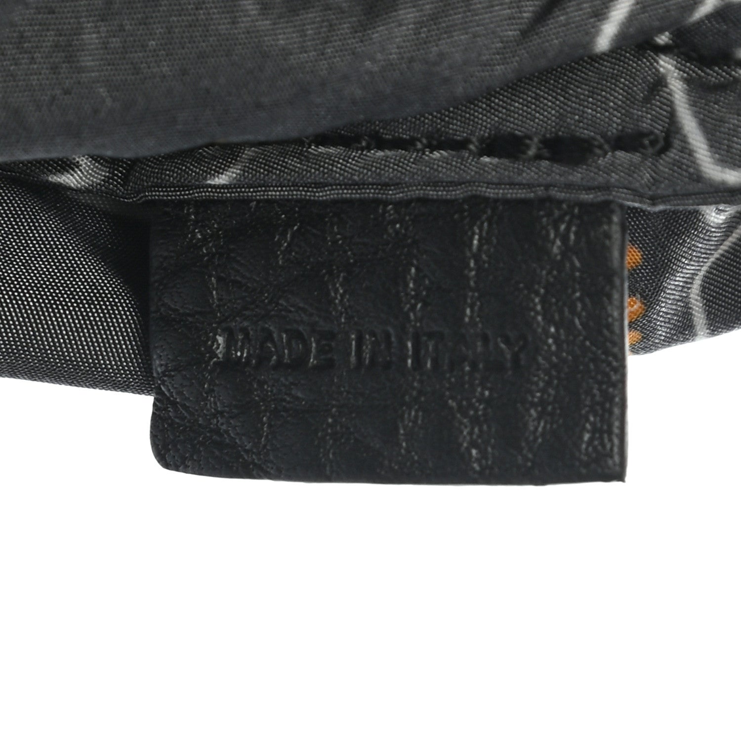 Fendi X FILA Calfskin Mania Backpack Help Bag Charm Black 13 of 14