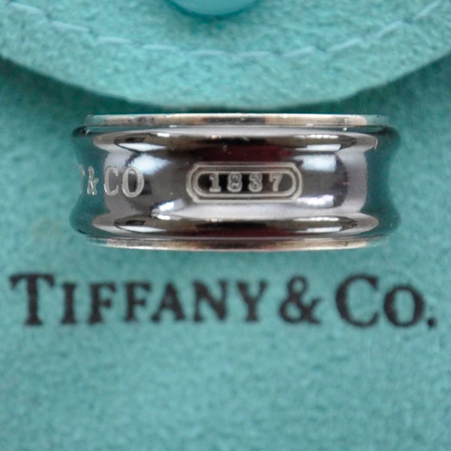 Sterling Silver Titanium 1837 Ring 6