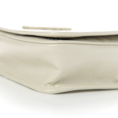 Saint Laurent Crinkled Calfskin Matelasse Monogram Niki Chain Wallet Crema Soft 7 of 8