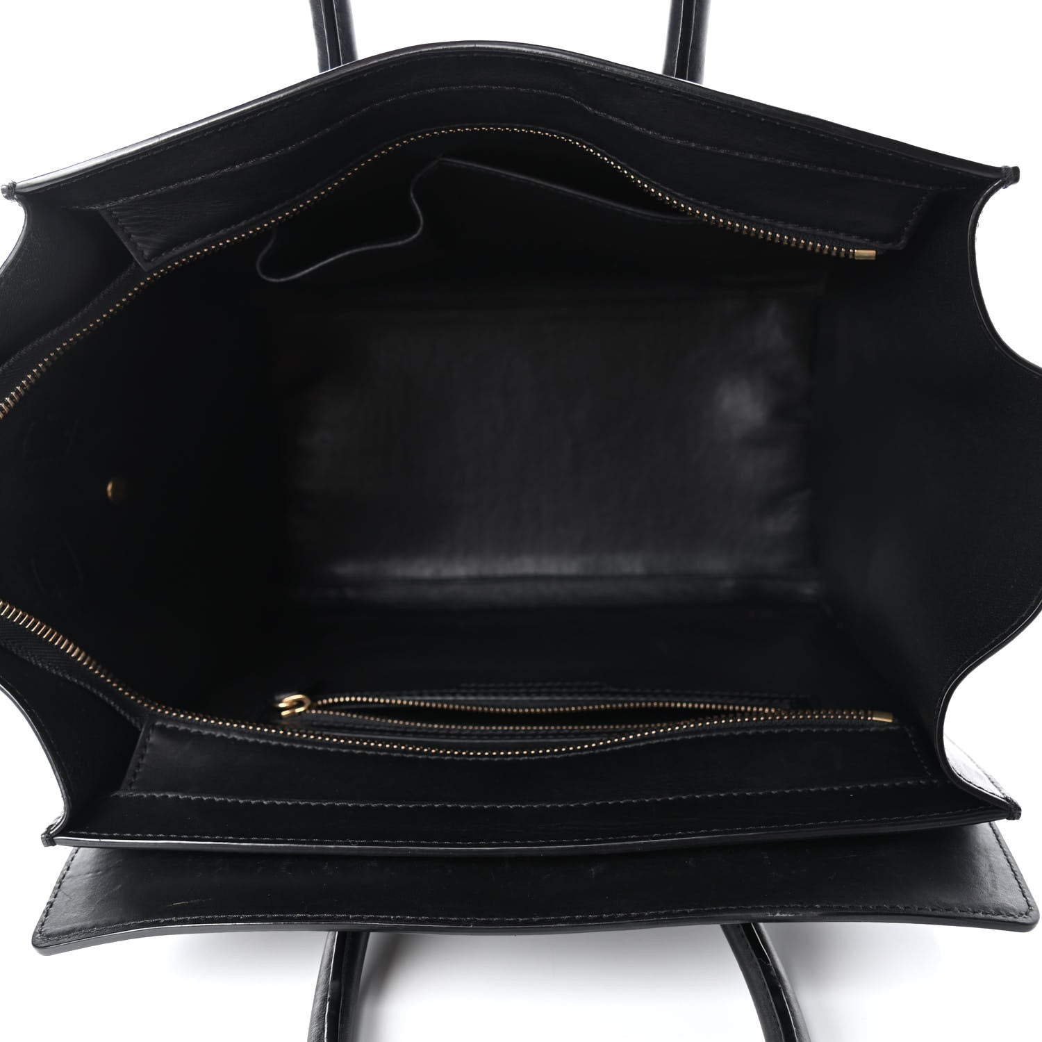 Celine Smooth Calfskin Mini Luggage Black 4 of 4