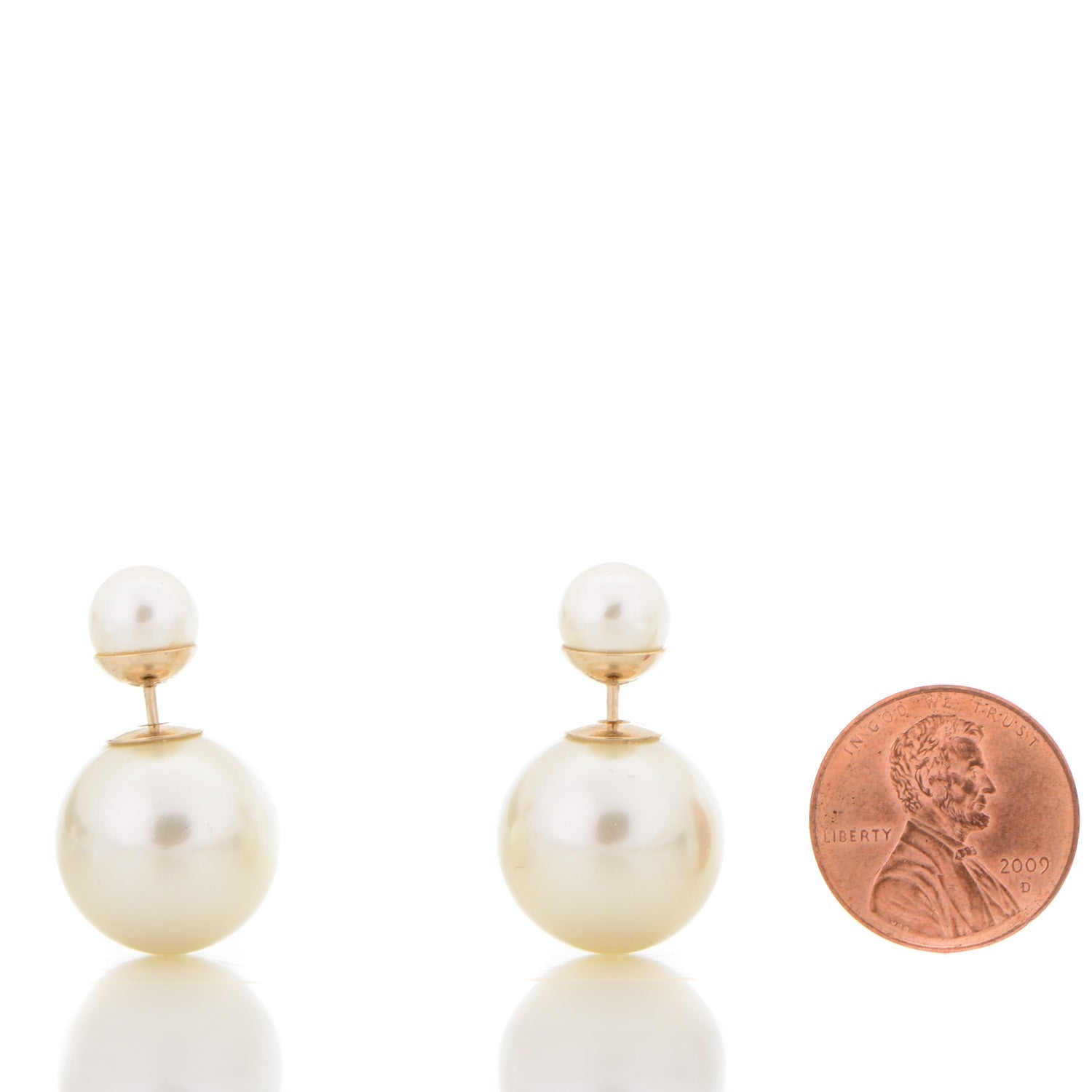 Christian Dior Pearl Mise En Dior Tribal Earrings 2 of 5