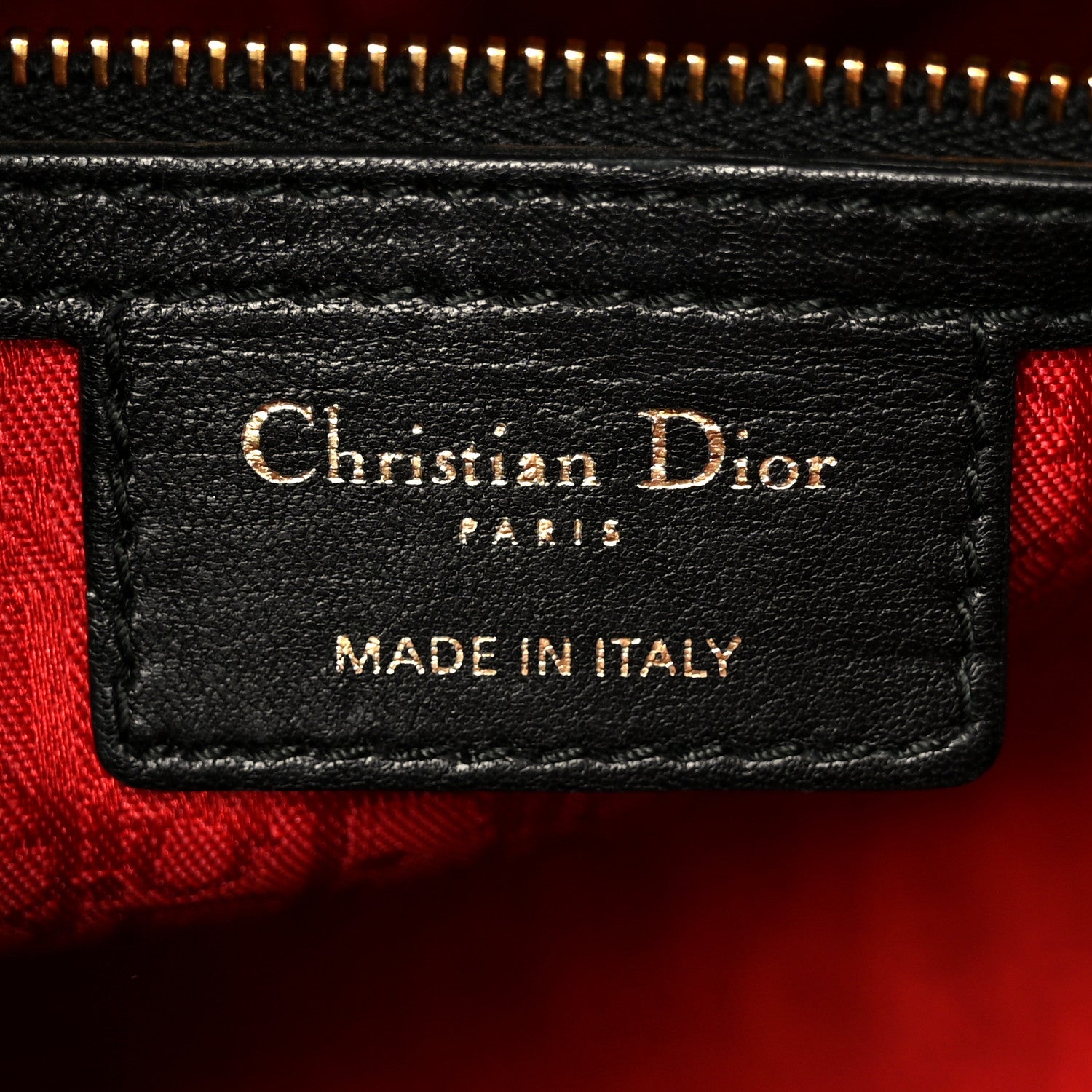 Christian Dior Lambskin Cannage Large Lady Dior Black 6 of 10