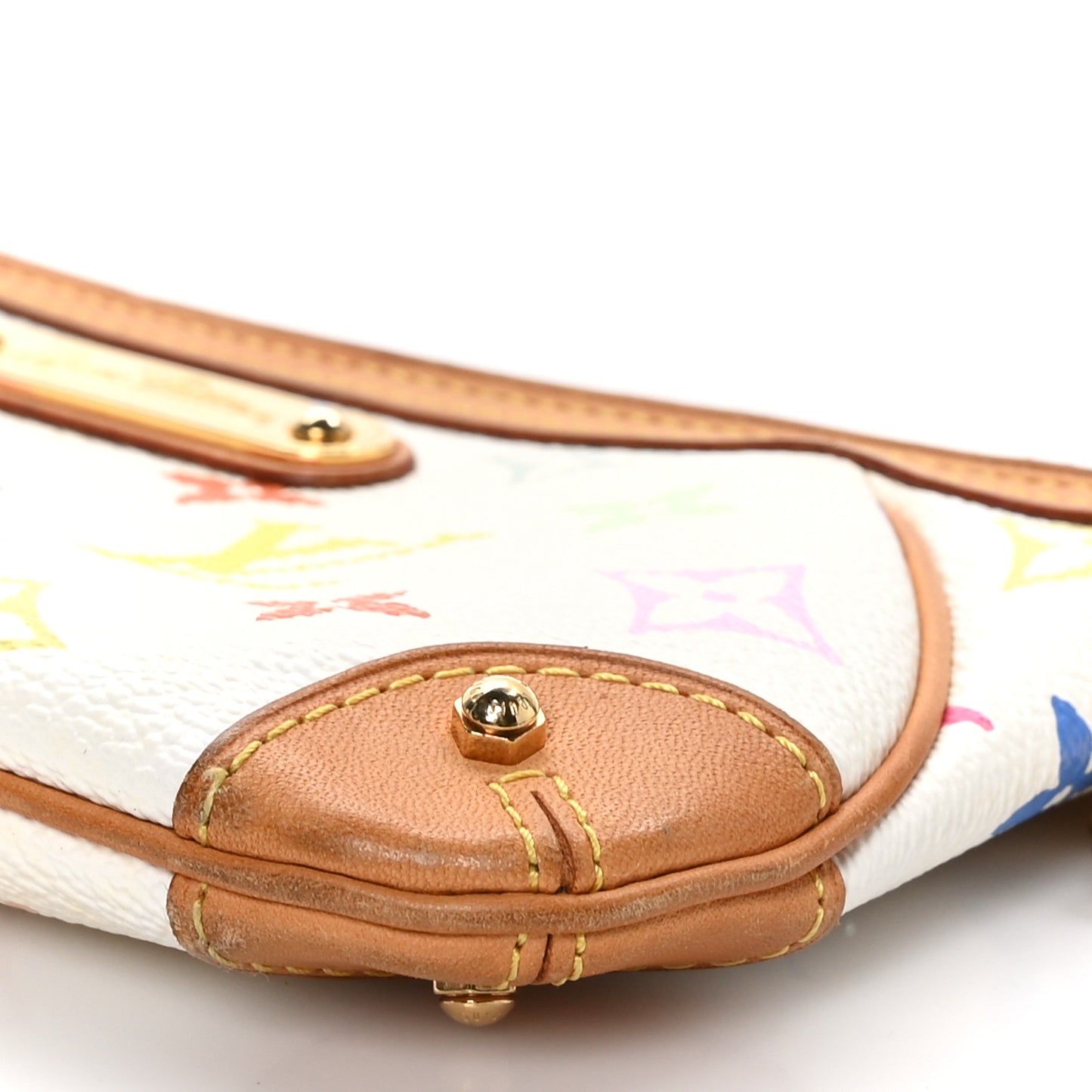 Monogram Multicolor Pochette Milla MM White