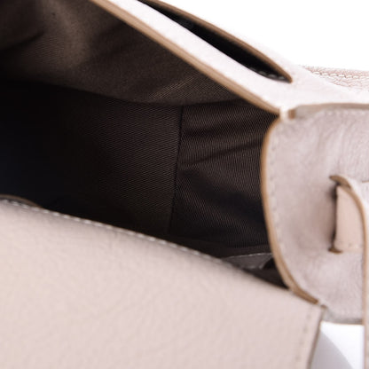 Chloe Calfskin Mini Marcie Round Crossbody Bag Abstract White 7 of 7