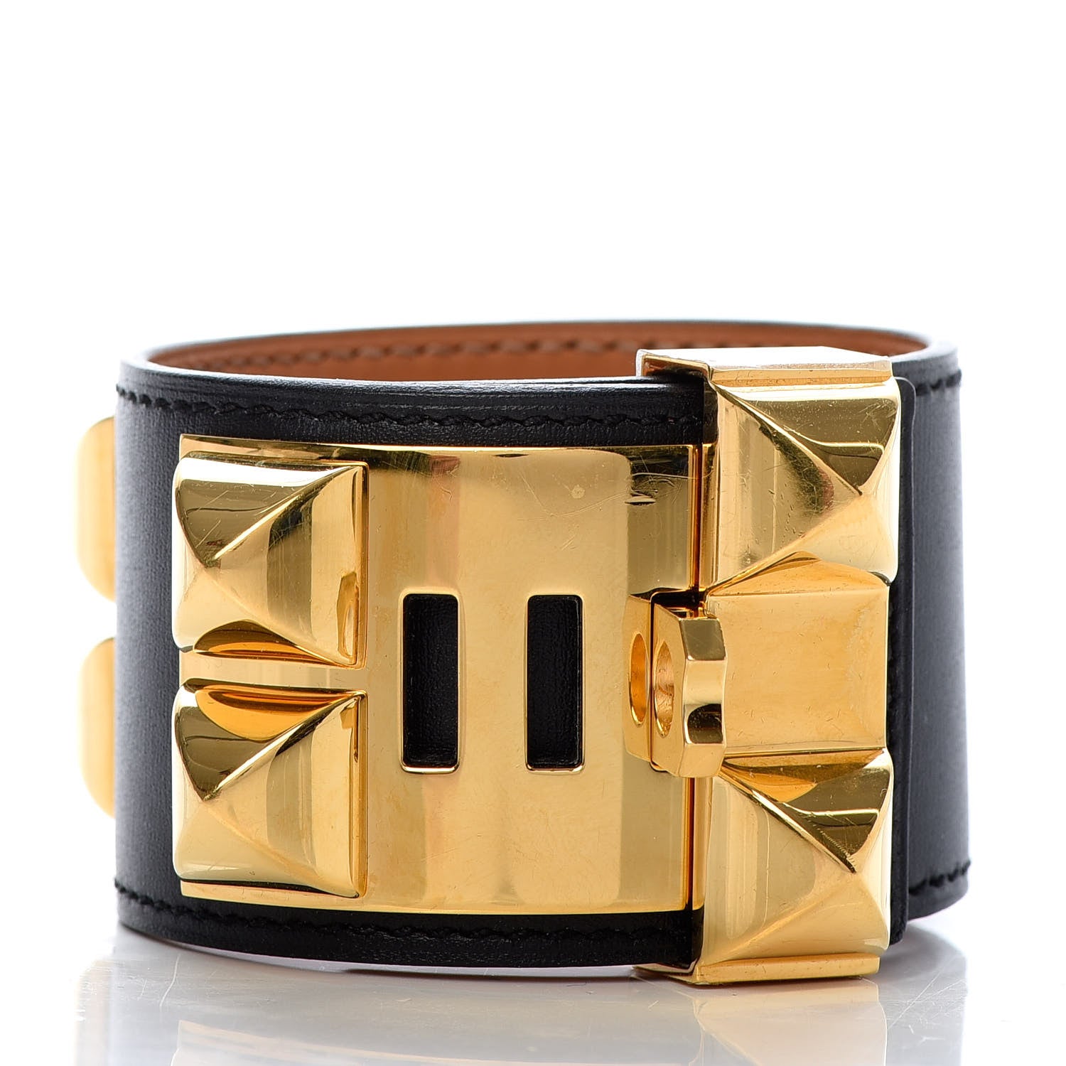 Hermes Box Collier de Chien CDC Bracelet S Black 3 of 7