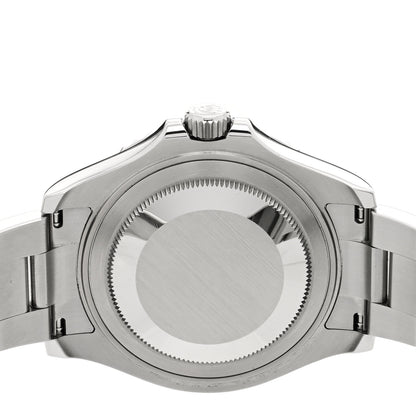 Rolex Stainless Steel Platinum 37mm Oyster Perpetual Date Yacht-Master Watch Slate 268622 4 of 5