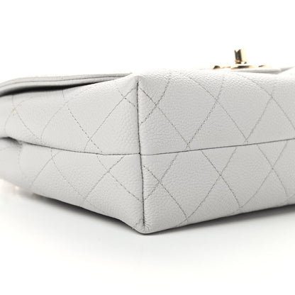 Chanel Caviar Quilted Small City Walk Flap Light Grey 9 of 11