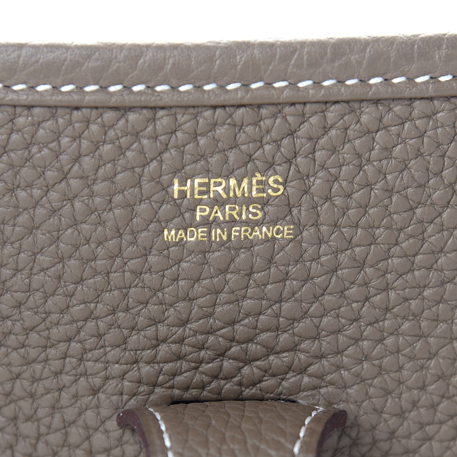 Hermes Taurillon Clemence Evelyne III PM Etoupe 6 of 9
