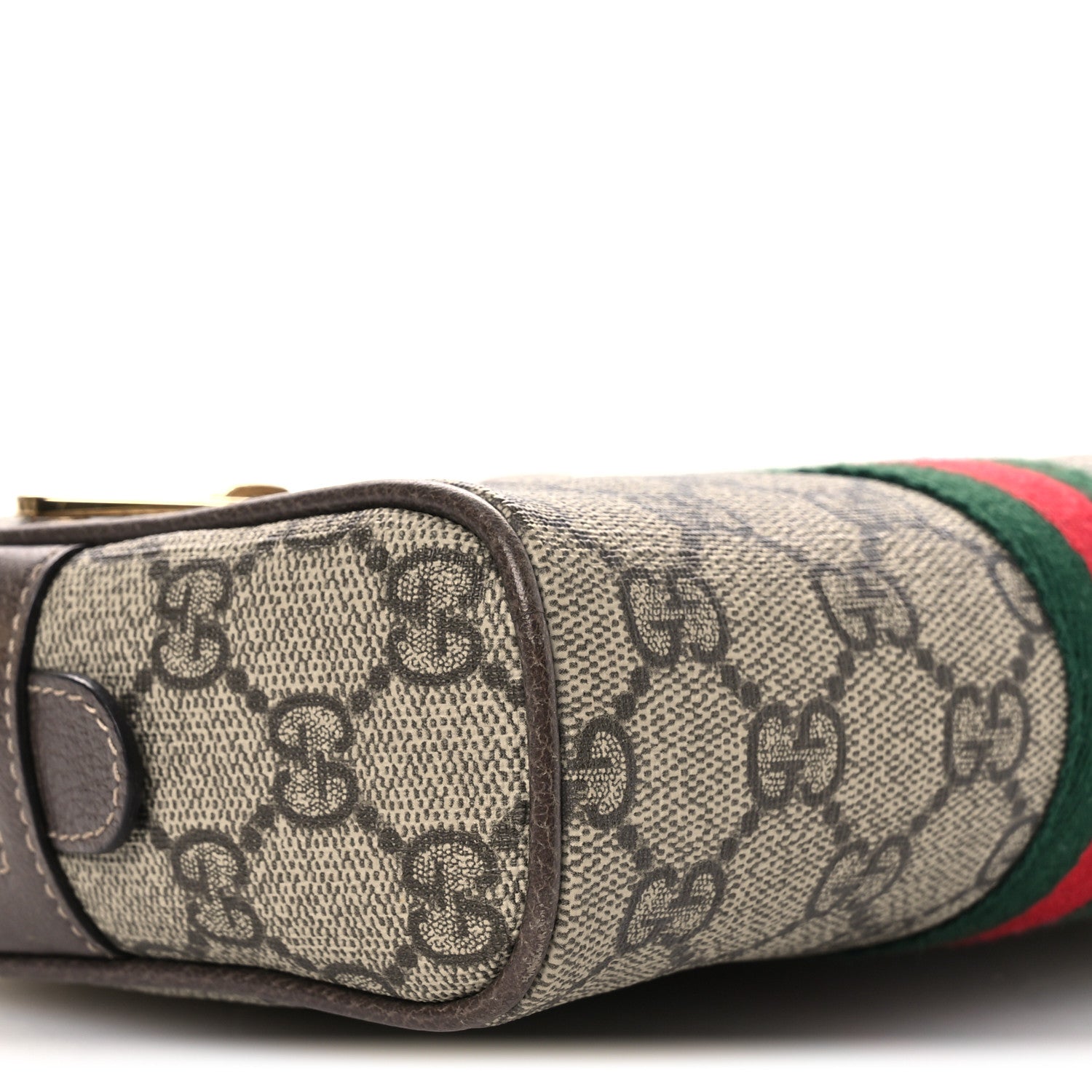 Gucci GG Supreme Monogram Web Small Ophidia Belt Bag 75 30 Dark Brown 9 of 12