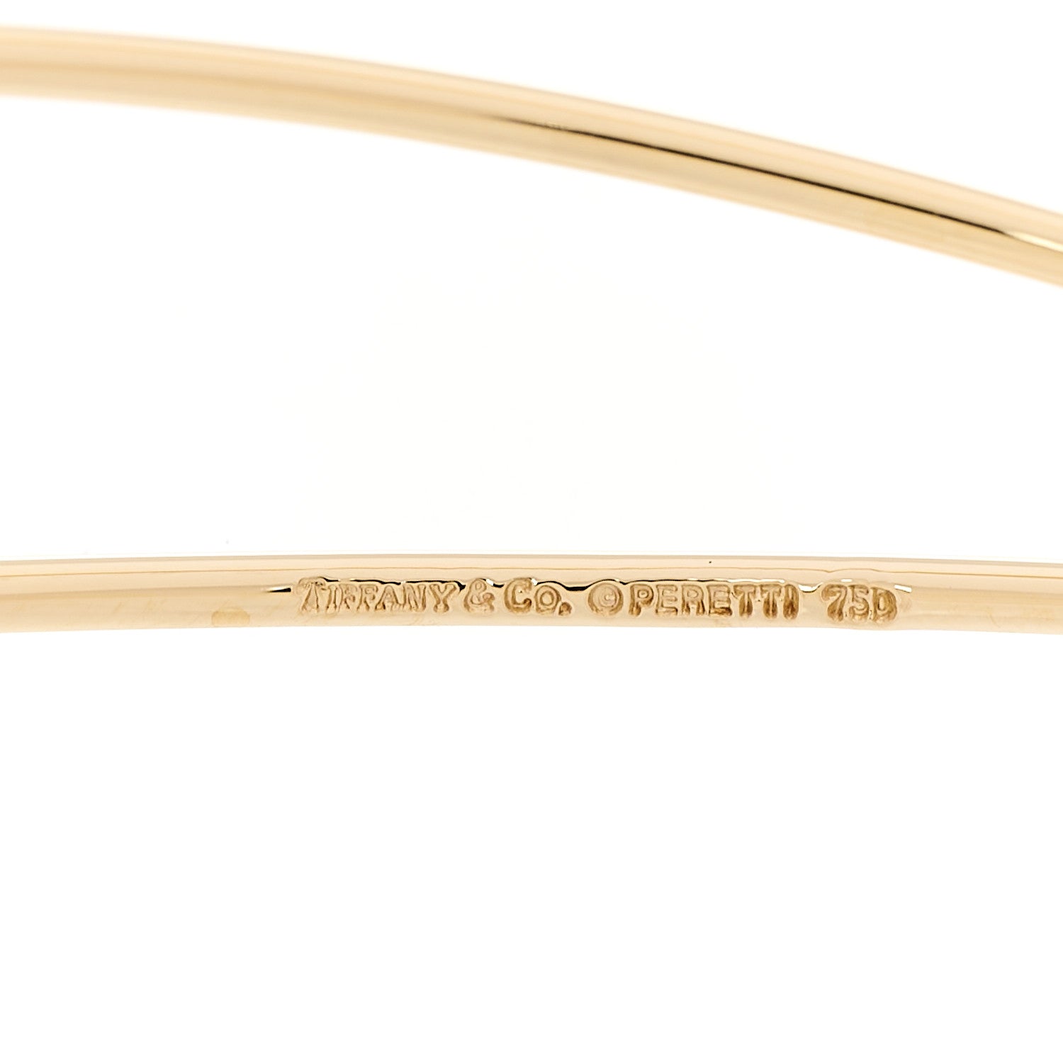 Tiffany 18K Yellow Gold Elsa Peretti Wave Five-Row Bracelet 4 of 4