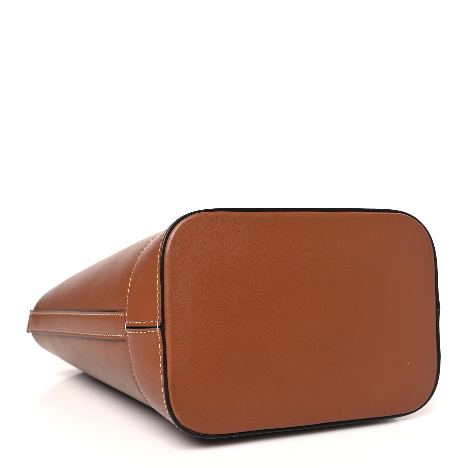 Celine Smooth Calfskin Small Cuir Triomphe Bucket Bag Tan 4 of 13