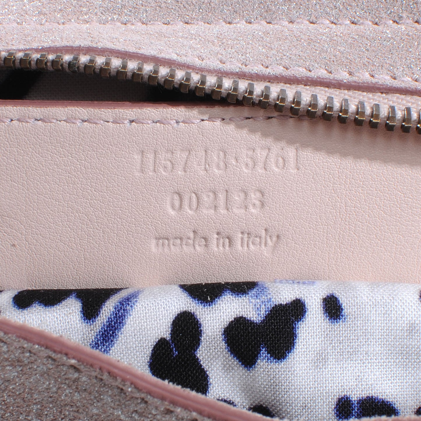 Metallic Craquele Calfskin Classic Hardware City Bois de Rose