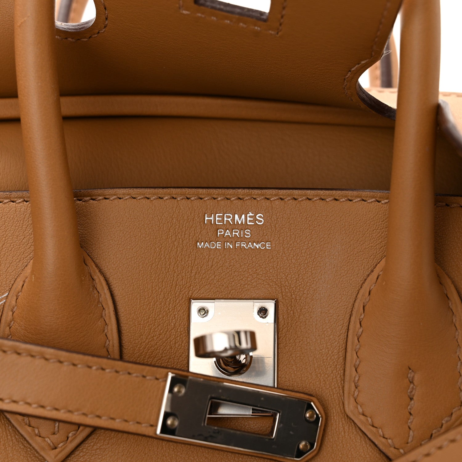 Hermes Swift In & Out Birkin 25 Biscuit 6 of 11