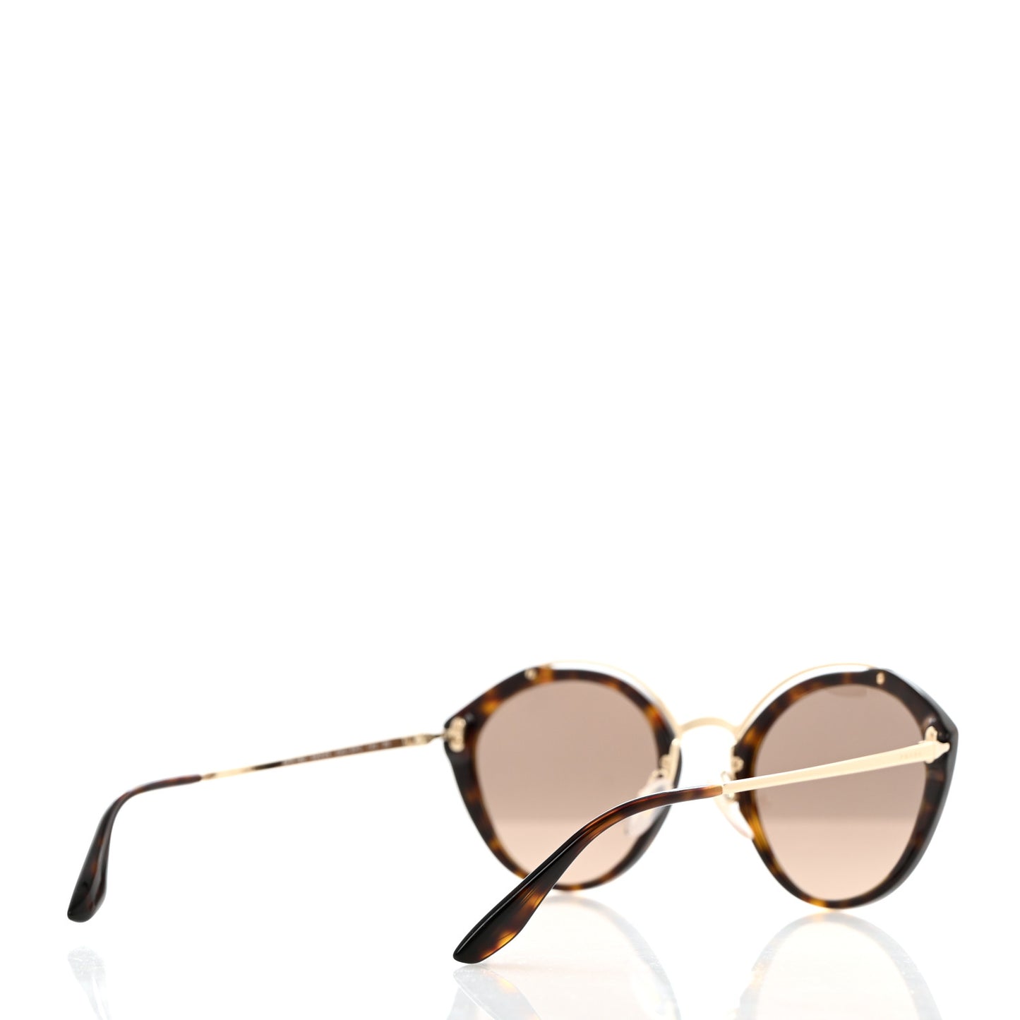 Acetate Round Sunglasses SPR 18U Tortoise