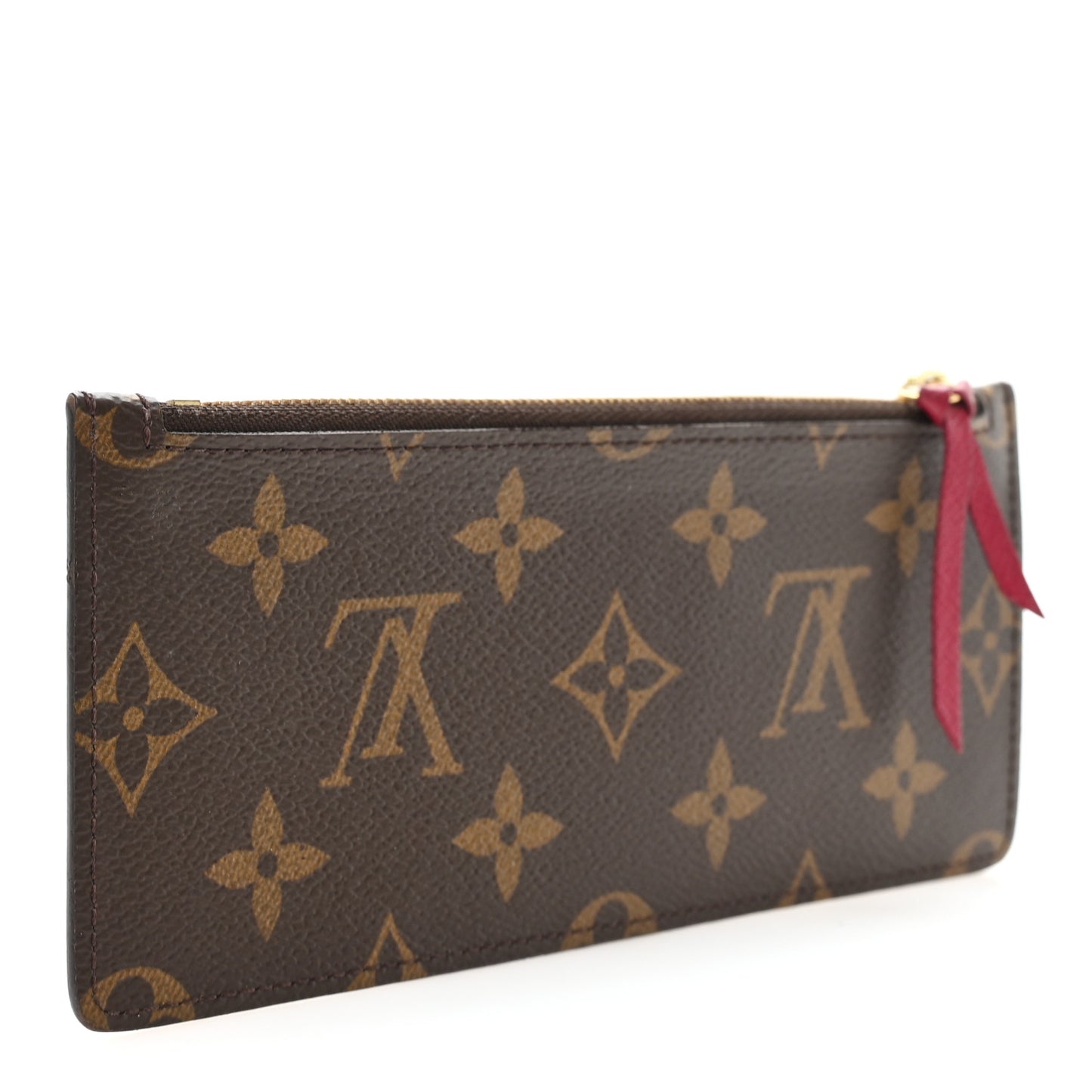 Monogram Josephine Wallet Zippered Insert Fuchsia