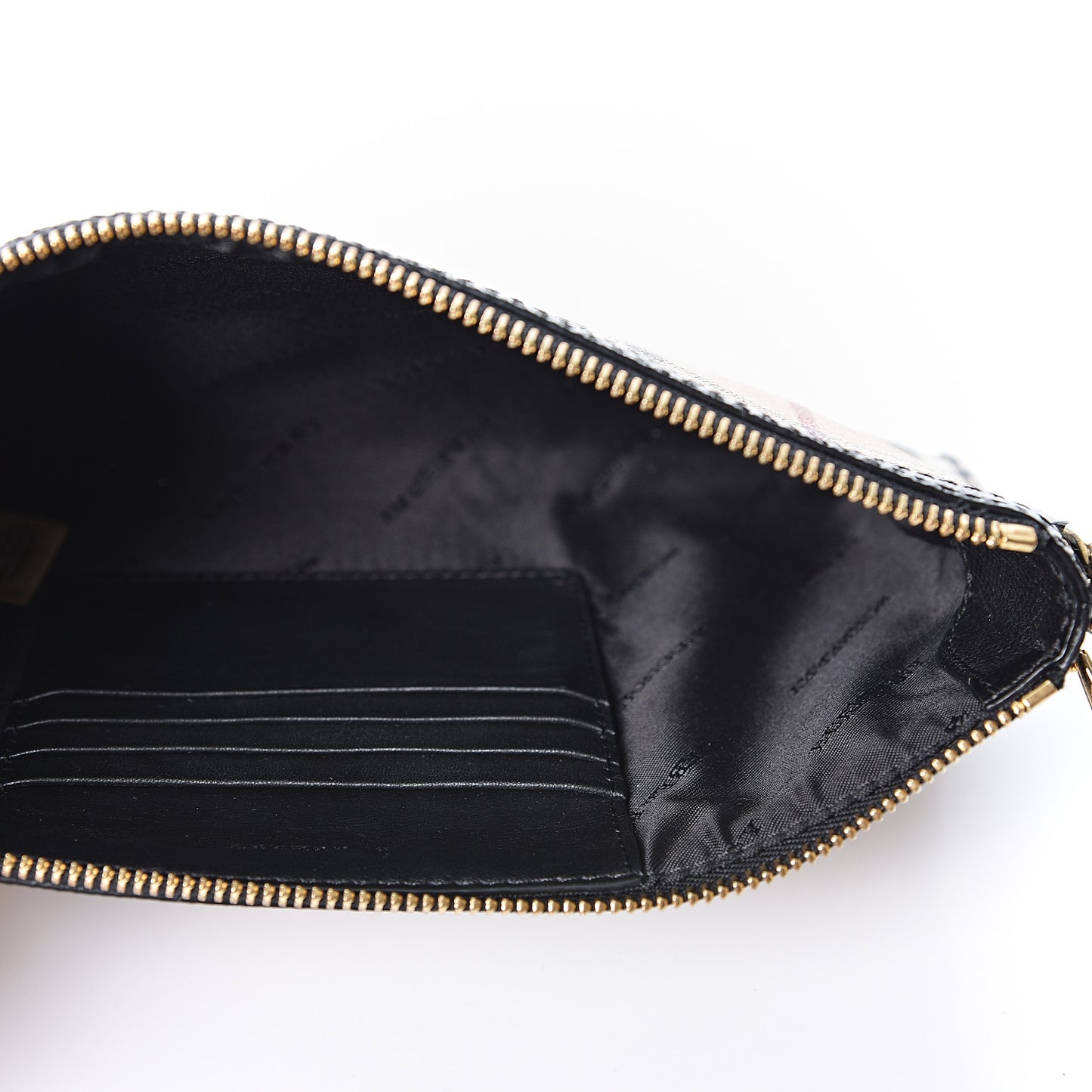 Haymarket Check Small Peyton Crossbody Clutch Bag Black