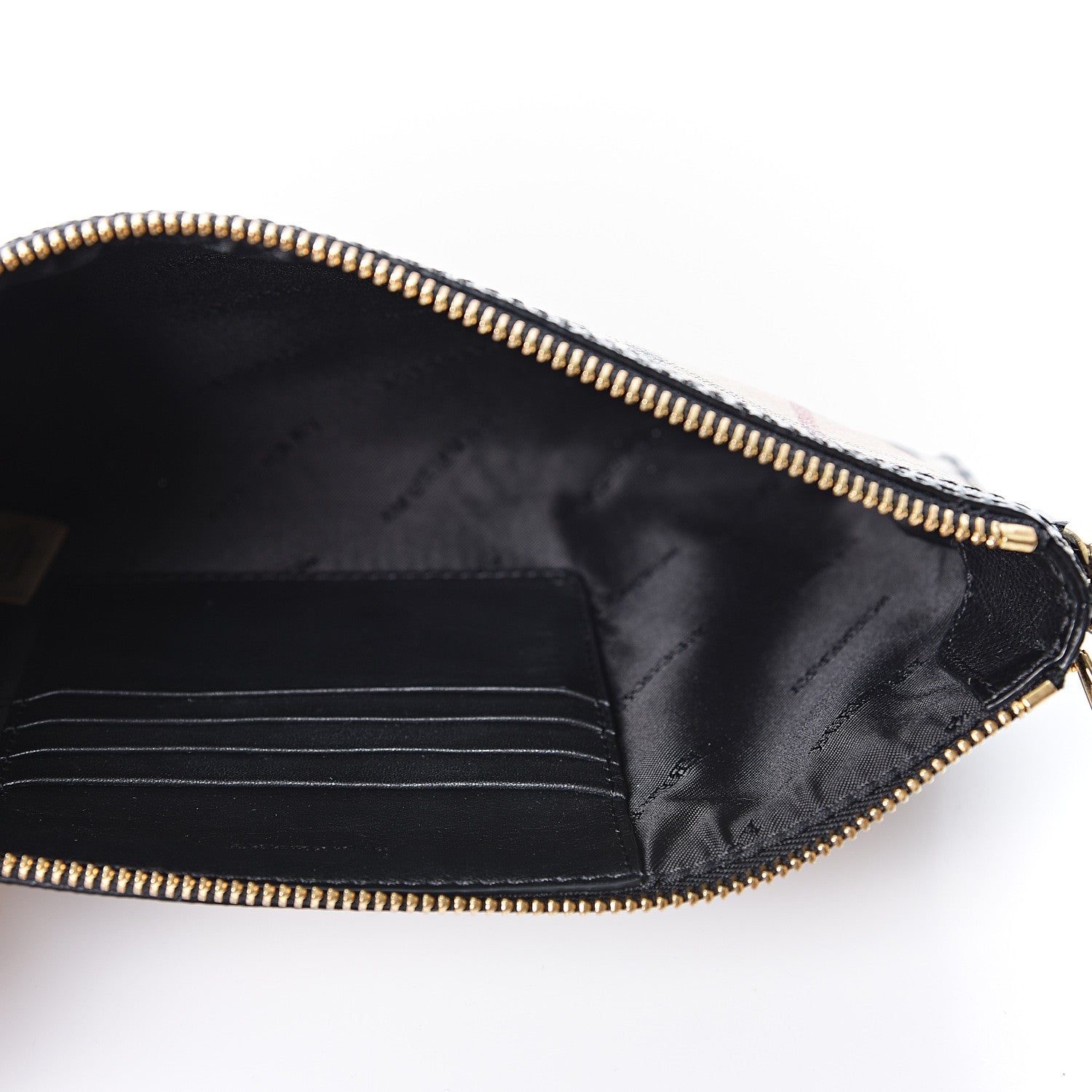 Burberry Haymarket Check Small Peyton Crossbody Clutch Bag Black 4 of 8