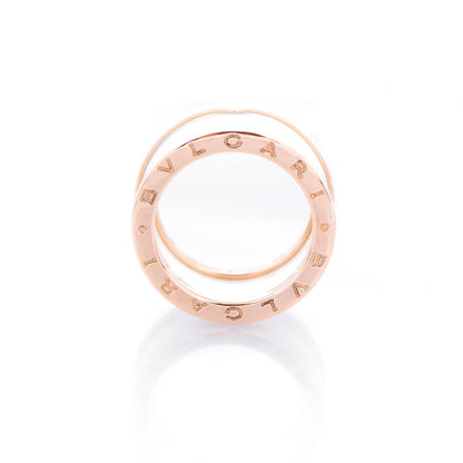 Bulgari 18K Rose Gold White Ceramic B.Zero1 Four-Band Ring 57 8 3 of 7