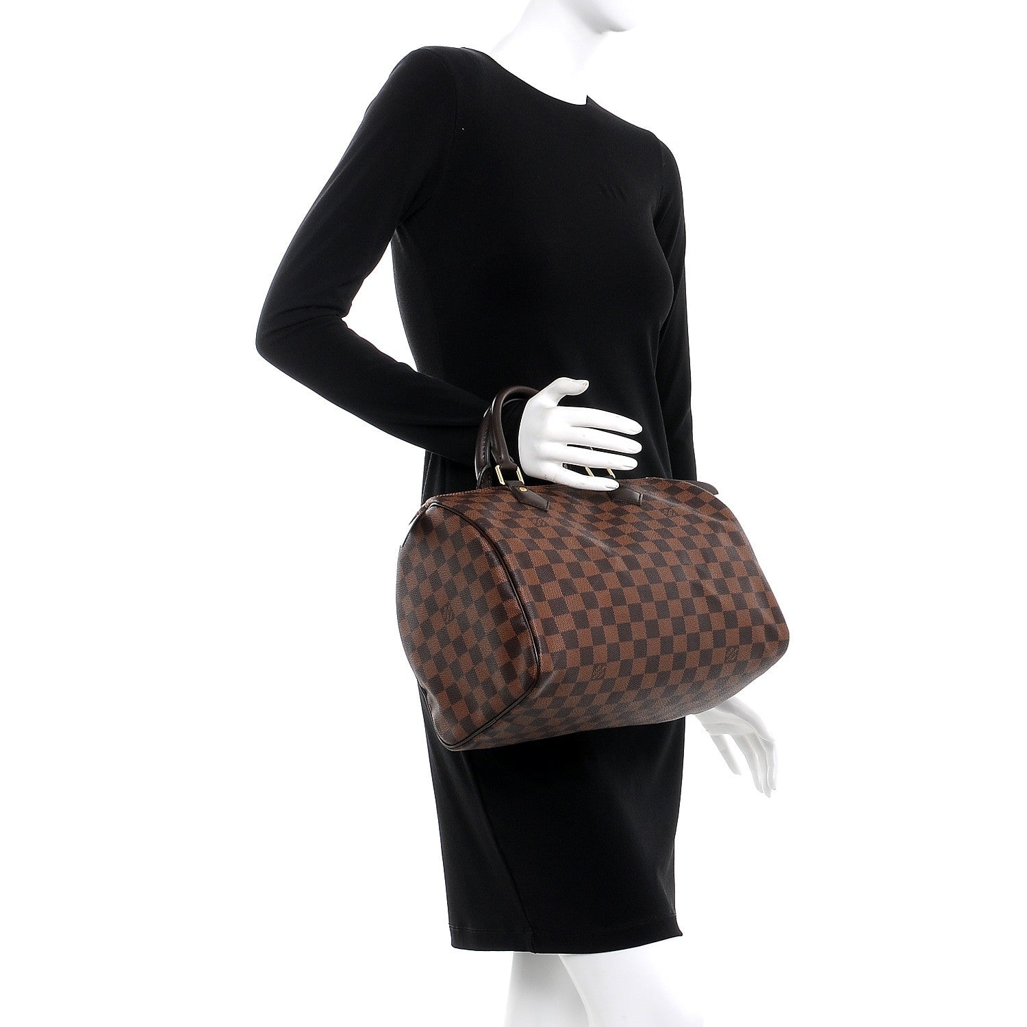 Louis Vuitton Damier Ebene Speedy 30 2 of 9