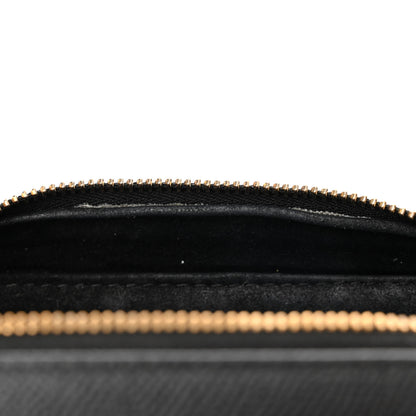 Christian Dior Grained Calfskin Caro Double Pouch Black 11 of 16