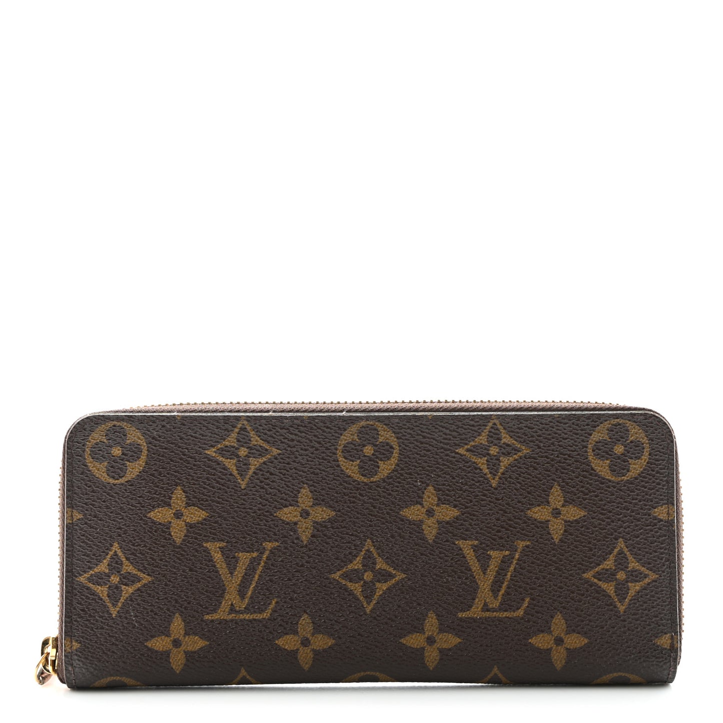 Monogram Clemence Wallet Rose Ballerine