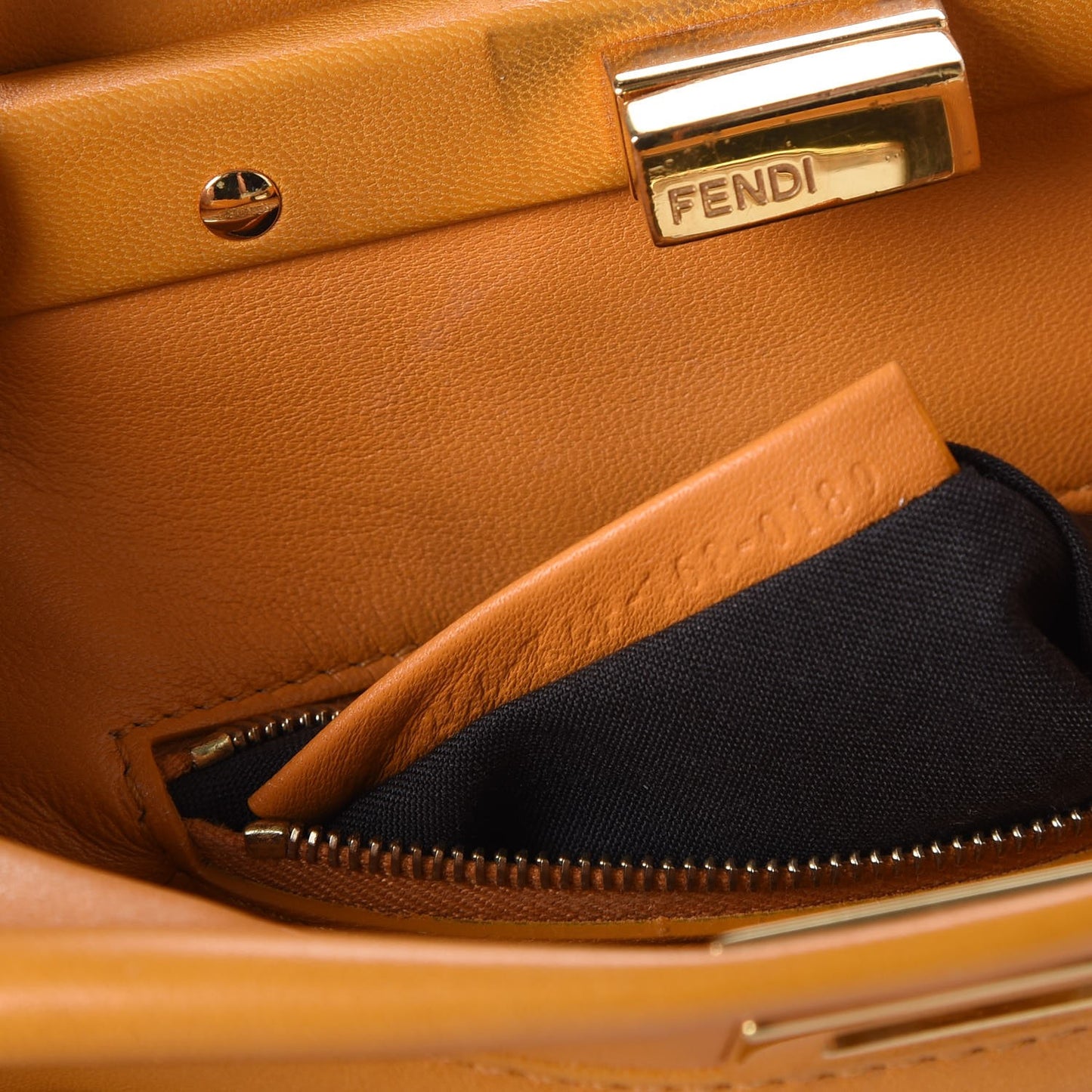 Nappa Mini Peekaboo Iconic Satchel Giallo Syrup