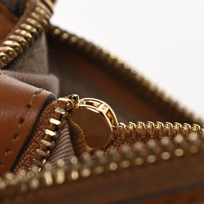 MCM Visetos Crossbody Pouch Cognac 26 of 29