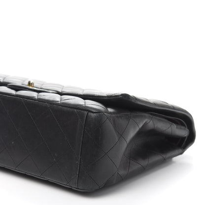 Chanel Lambskin Quilted Maxi Double Flap Black 13 of 20