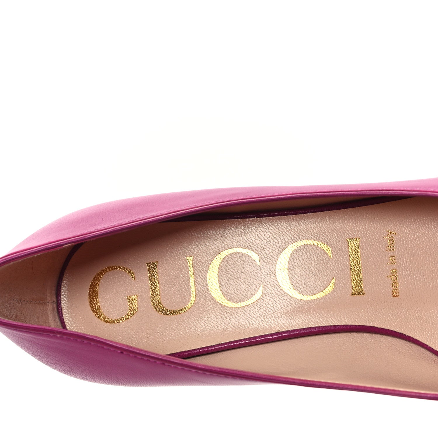 Gucci Malaga Kid Zumi 75mm Pumps 37 Fuchsia 7 of 9